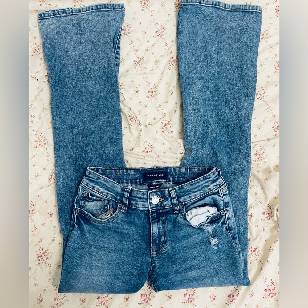 AEROPOSTALE - Low rise flare denim jeans